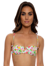 Załaduj obraz do przeglądarki galerii, Model Front: Luli Fama Haut Top Sweetheart Limoncello