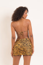 Załaduj obraz do przeglądarki galerii, Model Back: Rio De Sol Jupe De Page Wild-Orange Skirt-Knot