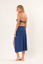 Załaduj obraz do przeglądarki galerii, Model Back: Rio De Sol Jupe De Page Navy Long-Skirt-Knot