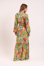 Załaduj obraz do przeglądarki galerii, Model Back: Rio De Sol Vêtement De Plage Tropical Long Dress Verona
