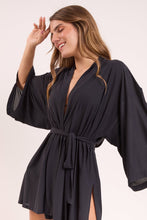Załaduj obraz do przeglądarki galerii, Image 05: Rio De Sol Robe De Plage Black Kimono