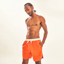 Załaduj obraz do przeglądarki galerii, Gallery: Uv Line Bermuda / Short Pour Homme Shorts Boxer Orange Upf50+