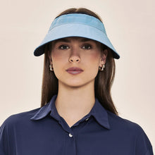 Załaduj obraz do przeglądarki galerii, Image 05: Uv Line Visière Visor Bali Fem Navy Light Blue Upf50+
