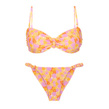 Załaduj obraz do przeglądarki galerii, Product Front: Rio De Sol Ensemble Set Dreamy Bandeau-Crispy Cheeky-Crispy