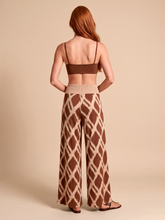 Załaduj obraz do przeglądarki galerii, Model Back: Uv Line Pantalon De Plage Pants Diamond Rib Upf50+