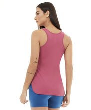 Załaduj obraz do przeglądarki galerii, Model Back: Alto Giro Fitness Haut Regata Skin Fit Alongada Roxo Reset