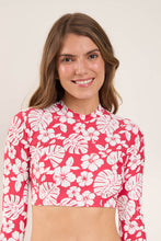 Załaduj obraz do przeglądarki galerii, Gallery: Wednesday In Hawaii By Rio De Sol Haut Top Pua-Hibiscus Reef