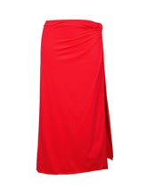 Załaduj obraz do przeglądarki galerii, Product Front: Rio De Sol Jupe De Page Rouge Long-Skirt-Knot
