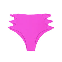 Załaduj obraz do przeglądarki galerii, Product Front: Rio De Sol Bas Bottom Vita-Pink High-Waist-Spin