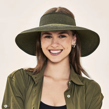 Załaduj obraz do przeglądarki galerii, Model Front: Uv Line Visière Visor Siena Imp Fem Militar Green Upf50+