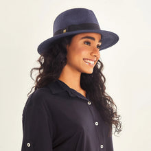 Załaduj obraz do przeglądarki galerii, Image 04: Uv Line Chapeau Panama Hat Shanghai Imp Uni Navy Blue Upf50+