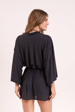 Załaduj obraz do przeglądarki galerii, Image 08: Rio De Sol Robe De Plage Black Kimono