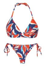 Załaduj obraz do przeglądarki galerii, Product Front: Rio De Sol Ensemble Set Leaves Tri-Cos Cheeky-Micro