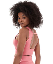 Załaduj obraz do przeglądarki galerii, Model Back: Alto Giro Fitness Haut Top Supplex Termo Coral Energy