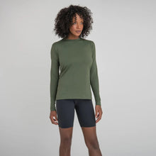 Załaduj obraz do przeglądarki galerii, Image 02: Uv Line T-Shirt Longsleeve Uvpro Fem Verde Militar Upf50+