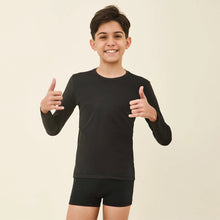 Załaduj obraz do przeglądarki galerii, Image 04: Uv Line T-Shirt Longsleeve Uvpro Kids Black Upf50+