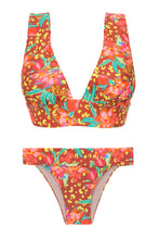 Załaduj obraz do przeglądarki galerii, Product Front: Rio De Sol Ensemble Set Tropics Halter-Marina Essential-Cos