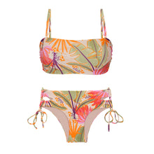 Załaduj obraz do przeglądarki galerii, Product Front: Rio De Sol Ensemble Set Oasis Bandeau-Reto Madrid