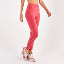 Załaduj obraz do przeglądarki galerii, Model Front: Alto Giro Fitness Bas Legging Supplex Ziper Barra Coral