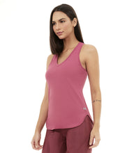 Załaduj obraz do przeglądarki galerii, Image 02: Alto Giro Fitness Haut Regata Skin Fit Alongada Gola V Roxo Reset
