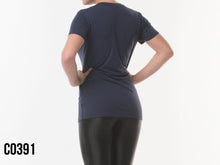 Załaduj obraz do przeglądarki galerii, Model Back: Alto Giro Fitness Haut T-Shirt Skin Fit Mak