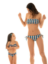 Załaduj obraz do przeglądarki galerii, Model Back: Rio De Sol Deux Pièces Fille Geometric Kids