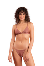 Załaduj obraz do przeglądarki galerii, Model Front: Rio De Sol Haut Top Shimmer-Copper Tri-Fixo