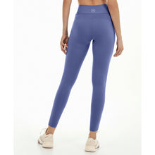 Załaduj obraz do przeglądarki galerii, Model Back: Alto Giro Fitness Bas Legging Bodytex Com Elastico Vazado Azul Moonlight