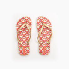 Załaduj obraz do przeglądarki galerii, Product Front: Rio De Sol Tongs Floral-Scales Slim