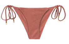 Załaduj obraz do przeglądarki galerii, Product Front: Rio De Sol Bas Bottom Shimmer-Copper Cheeky-Tie