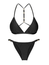 Załaduj obraz do przeglądarki galerii, Product Front: Rio De Sol Ensemble Set Shimmer-Black Tri-Fixo-Noa Cheeky-Noa