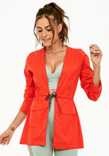 Załaduj obraz do przeglądarki galerii, Model Front: Alto Giro Fitness Haut Jaqueta Tricoline Co2 Over