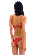 Załaduj obraz do przeglądarki galerii, Model Back: Rio De Sol Haut Top Wildflowers Bra-Sport