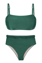 Załaduj obraz do przeglądarki galerii, Product Front: Rio De Sol Ensemble Set Palace Bandeau-Reto Hotpants