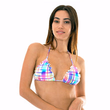 Załaduj obraz do przeglądarki galerii, Model Front: Rio De Sol Haut Soutien Plaid Frufru