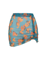 Załaduj obraz do przeglądarki galerii, Product Front: Rio De Sol Jupe De Page Luma Mini Skirt Ruched