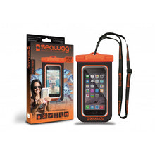 Załaduj obraz do przeglądarki galerii, Image 02: Seawag Sac De Plage Seawag Black & Orange Waterproof Case 5.7