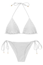 Załaduj obraz do przeglądarki galerii, Product Front: Rio De Sol Ensemble Set Shimmer-White Tri-Inv Cheeky-Tie