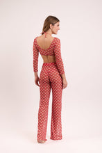 Załaduj obraz do przeglądarki galerii, Model Back: Rio De Sol Pantalon De Plage Floral-Scales Pants Lana