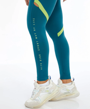 Załaduj obraz do przeglądarki galerii, Image 02: Alto Giro Fitness Bas Legging Bodytex Vazado Lateral Sport Way Verde Running