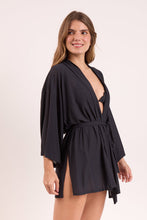 Załaduj obraz do przeglądarki galerii, Image 03: Rio De Sol Robe De Plage Black Kimono