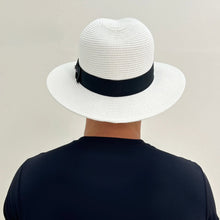 Załaduj obraz do przeglądarki galerii, Image 07: Uv Line Chapeau Panama Hat Shanghai Imp Uni White Black Upf50+
