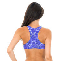 Załaduj obraz do przeglądarki galerii, Model Back: Rio De Sol Haut Soutien Bluejean Sporty