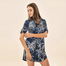 Załaduj obraz do przeglądarki galerii, Image 02: Uv Line Chemise Shirtdress Coqueiros Marinho Upf50+