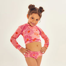 Załaduj obraz do przeglądarki galerii, Model Front: Uv Line Deux Pièces Fille Bikini Girl Solar Rose