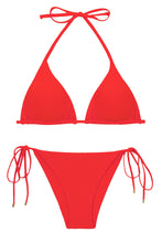 Załaduj obraz do przeglądarki galerii, Product Front: Rio De Sol Ensemble Set Rouge Tri-Inv Lacinho