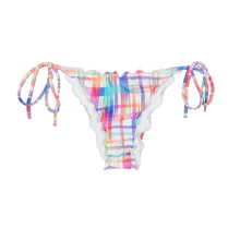 Załaduj obraz do przeglądarki galerii, Product Front: Rio De Sol Bas Calcinha Plaid Frufru