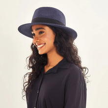 Załaduj obraz do przeglądarki galerii, Image 02: Uv Line Chapeau Panama Hat Shanghai Imp Uni Navy Blue Upf50+