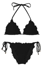 Załaduj obraz do przeglądarki galerii, Product Front: Rio De Sol Ensemble Set Dots-Black Frufru-Comfy