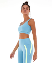 Załaduj obraz do przeglądarki galerii, Image 02: Alto Giro Fitness Haut Top Blackout Costas Regata Azul Waters